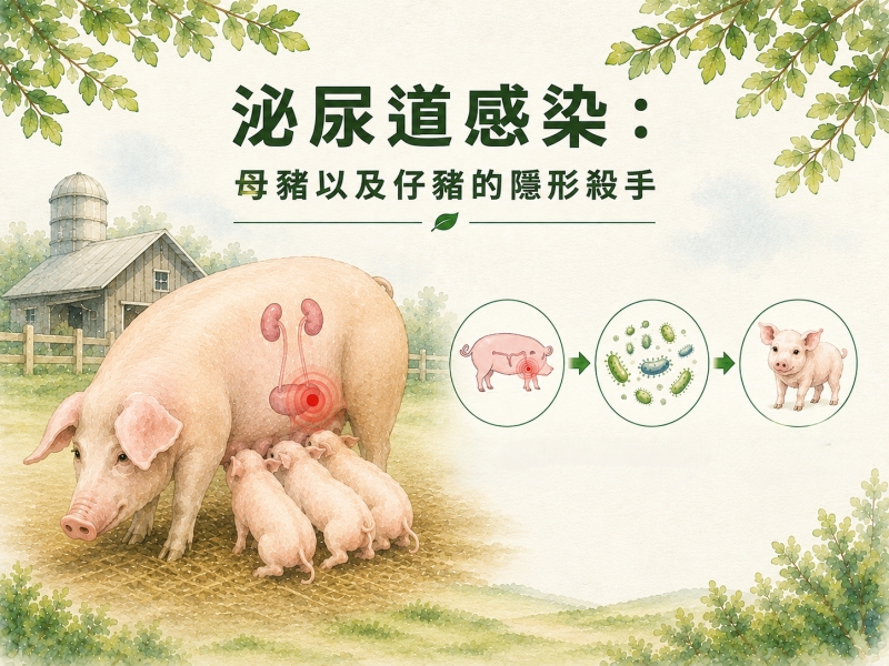 泌尿道感染：母豬以及仔豬的隱形殺手