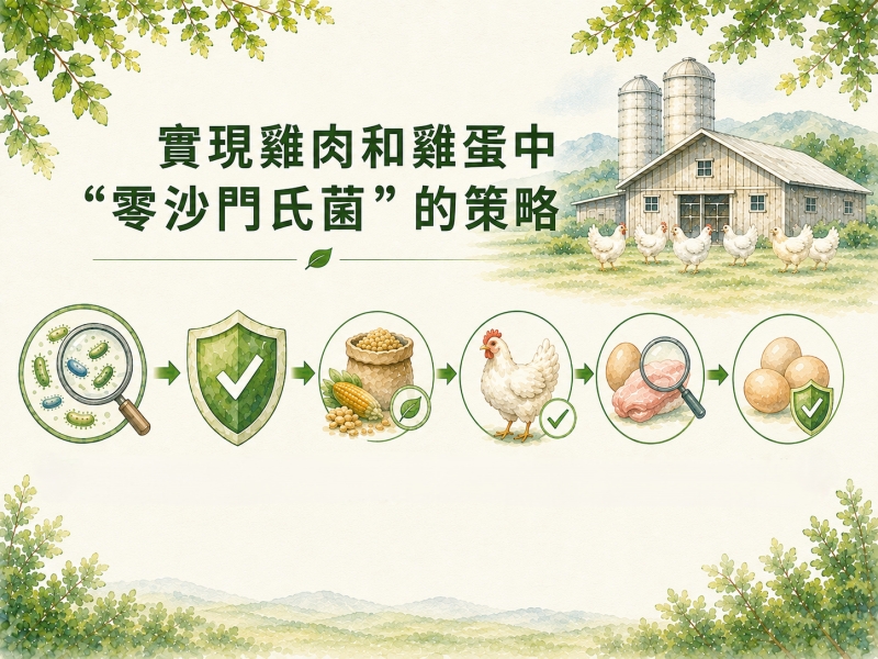 實現雞肉和雞蛋中“零沙門氏菌”的策略