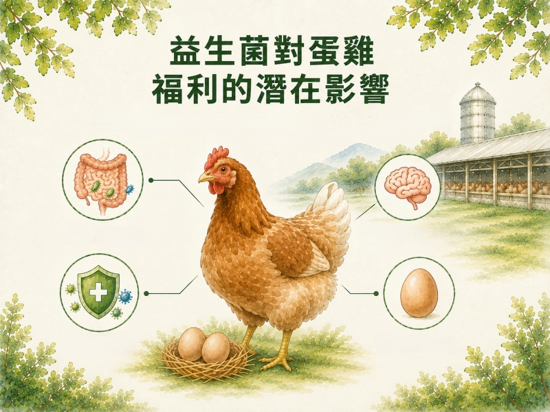 益生菌對蛋雞福利的潛在影響