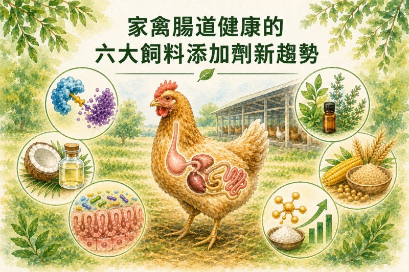 家禽腸道健康的六大飼料添加劑新趨勢