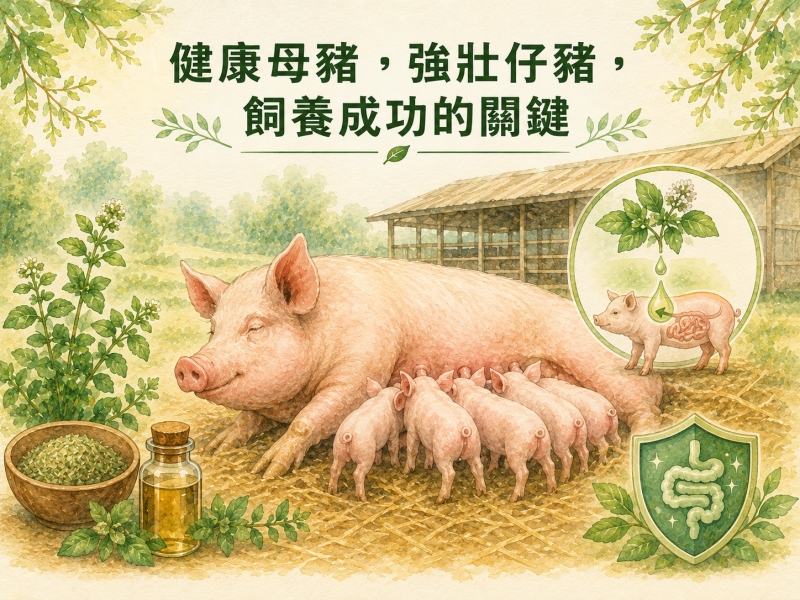 健康母豬，強壯仔豬，飼養成功的關鍵
